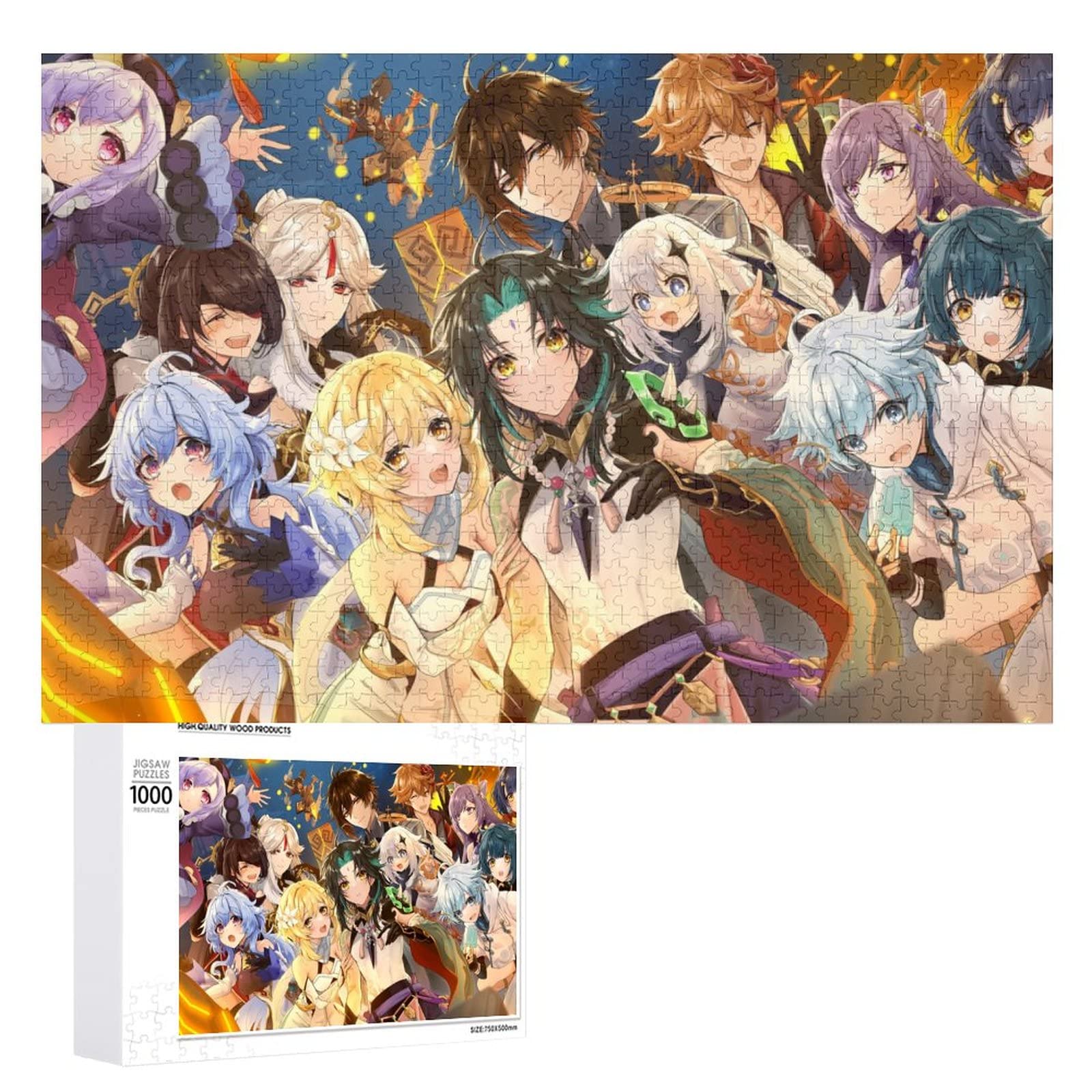 Amazon.co.jp: 原神-璃月のキャラクター大集合ジグソーパズル